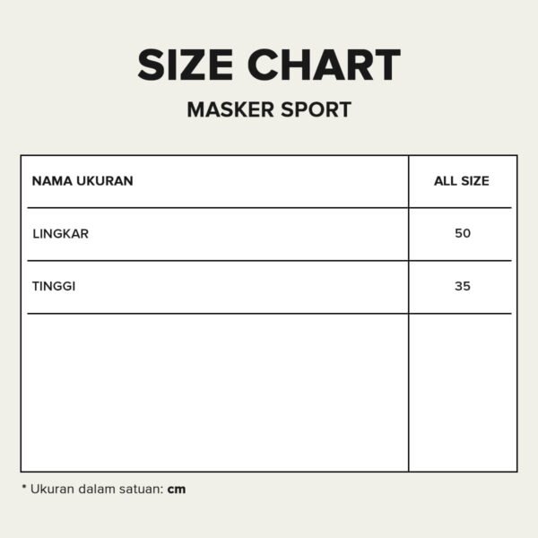FBS Basic Masker Sport - Gambar 5