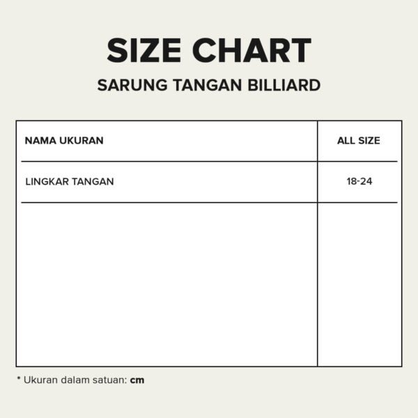FBS Basic Sarung Tangan Billiard - Gambar 5