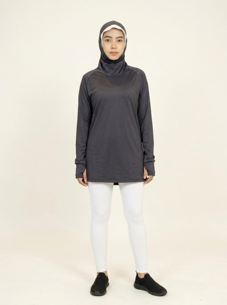 FBS Basic Kaos Hijab Lengan Panjang