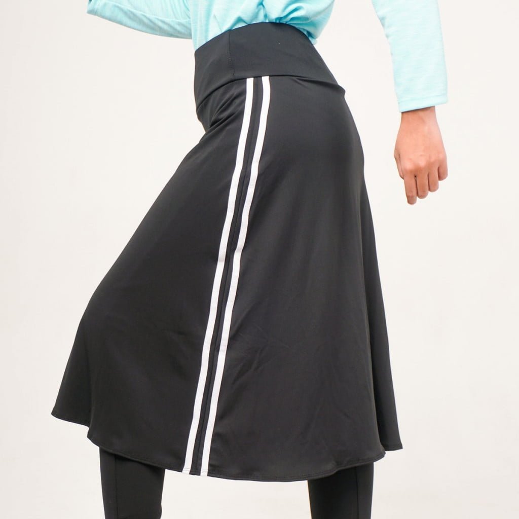 FBS Basic Celana Legging Rok Panjang Stripe