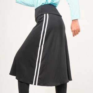 FBS Basic Celana Legging Rok Panjang Stripe