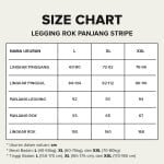 FBS Basic Celana Legging Rok Panjang Stripe - Gambar 5