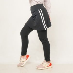 FBS Basic Celana Legging Rok Pendek Stripe