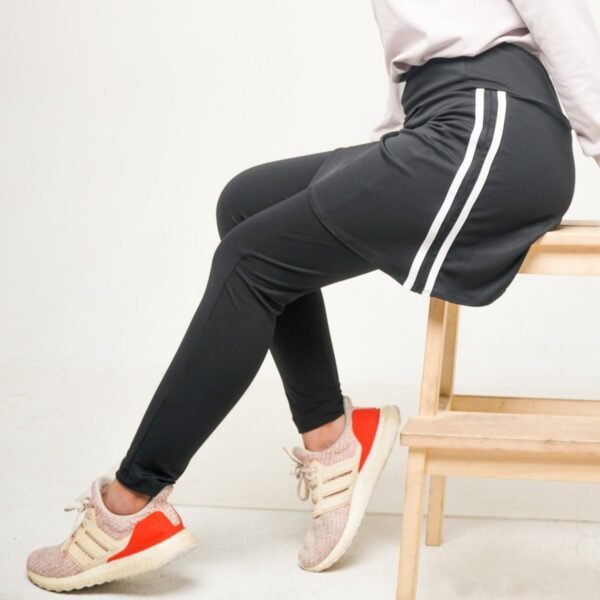 FBS Basic Celana Legging Rok Pendek Stripe - Gambar 4