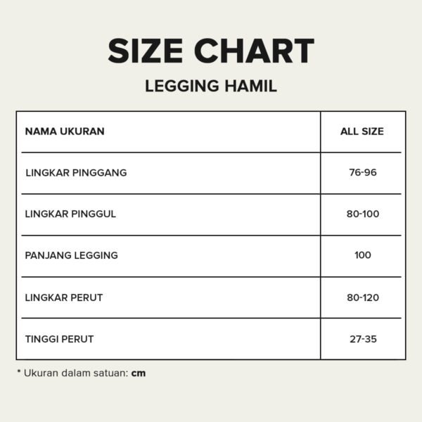 FBS Basic Celana Legging Hamil - Gambar 5