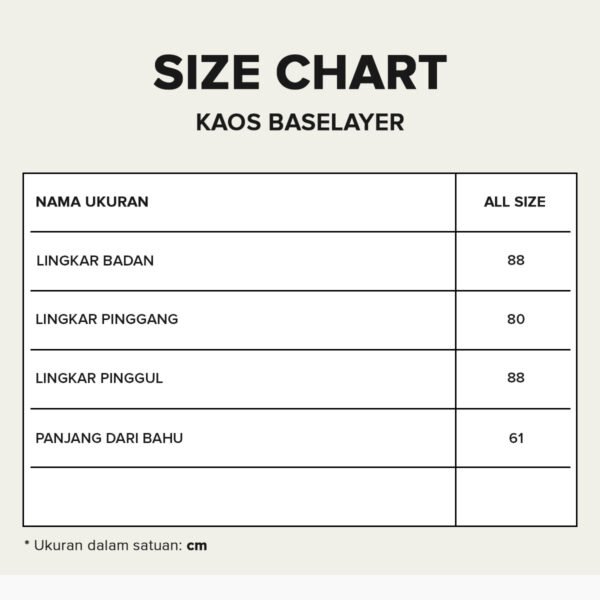 FBS Basic Kaos Baselayer Pria Lengan Panjang