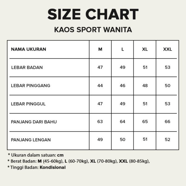 FBS Basic Kaos Sport Wanita - Gambar 6